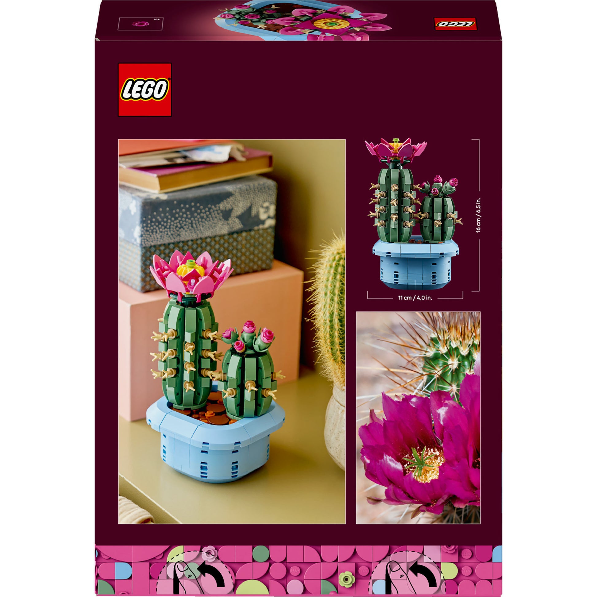 Lego Botanicals 11509 cactus fiorito