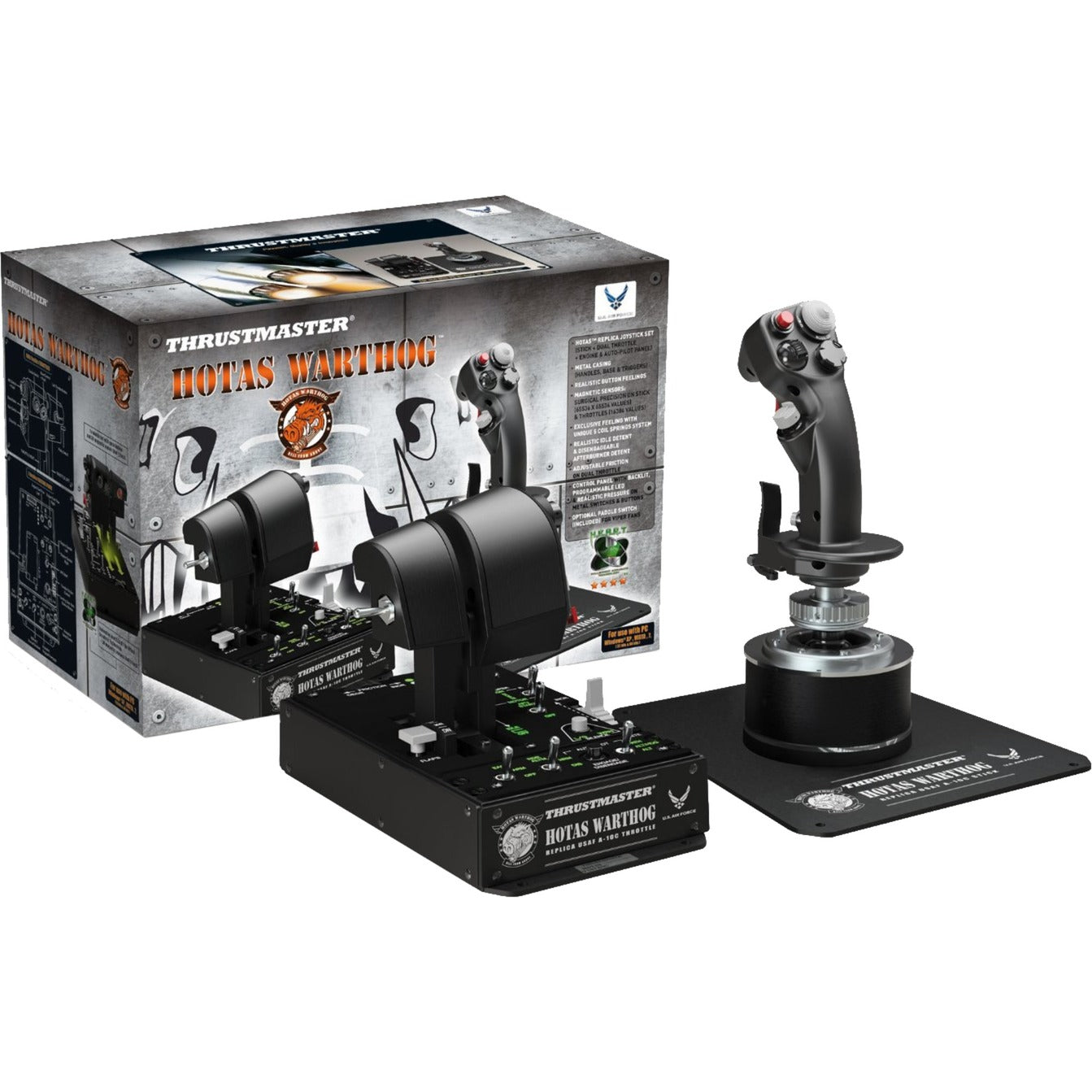 Gioioso e farfalla di Thrustmaster Hotas Warthog