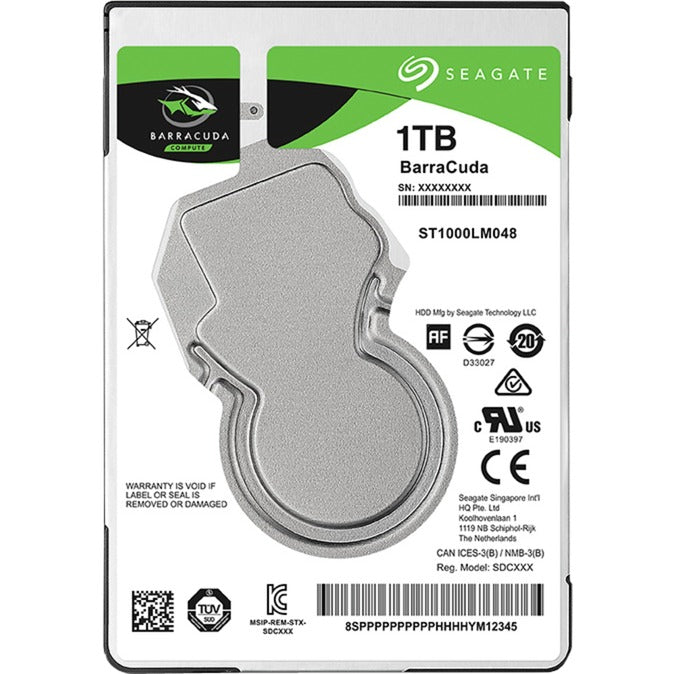Disco rigido Seagate Barracuda da 1 TB (ST1000LM048, SATA 600)