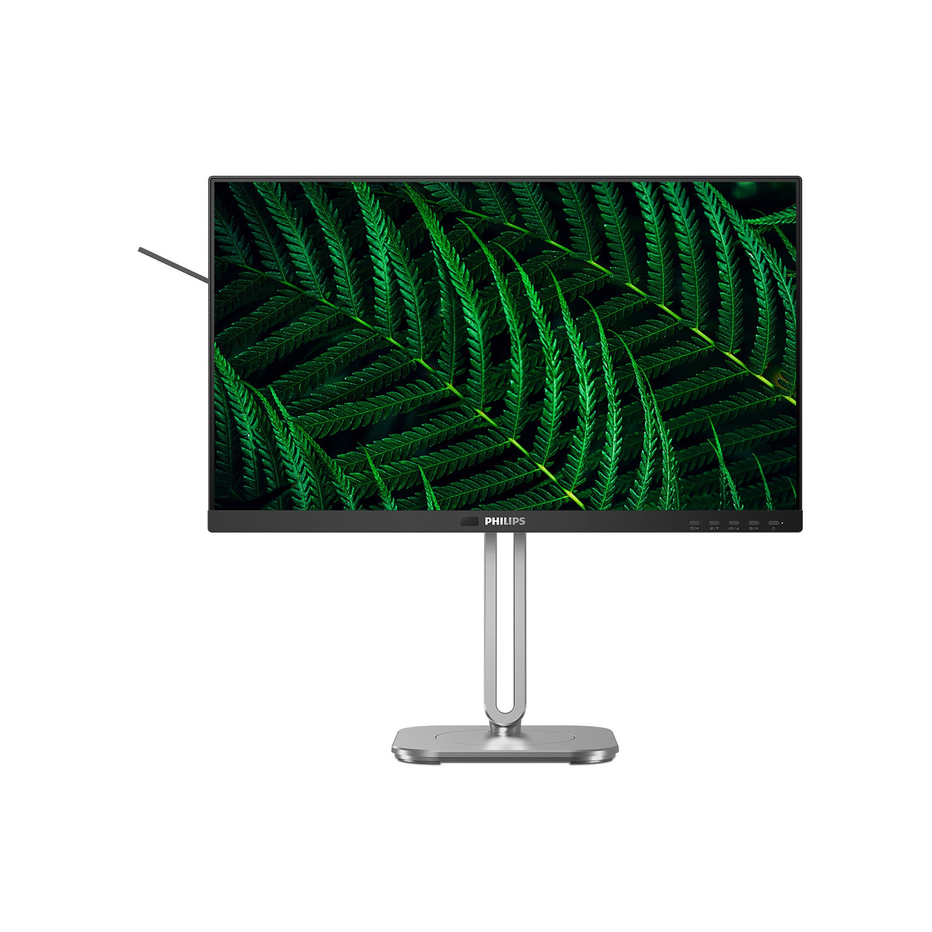Monitor Philips 24b2g5301 23,8 (nero argento, VGA, HDMI, porta display, USB-C, LAN, audio, 100 Hz)