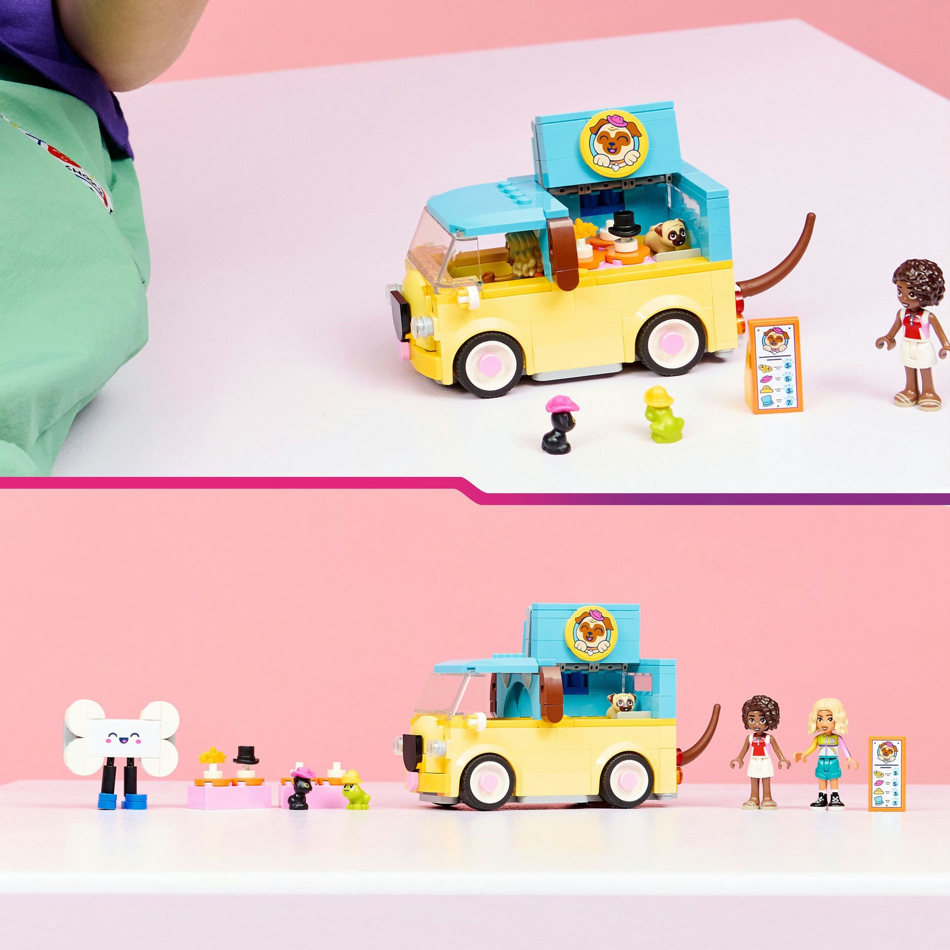 Lego friends 42678 furgone con accessori per animali | 2 pezzi