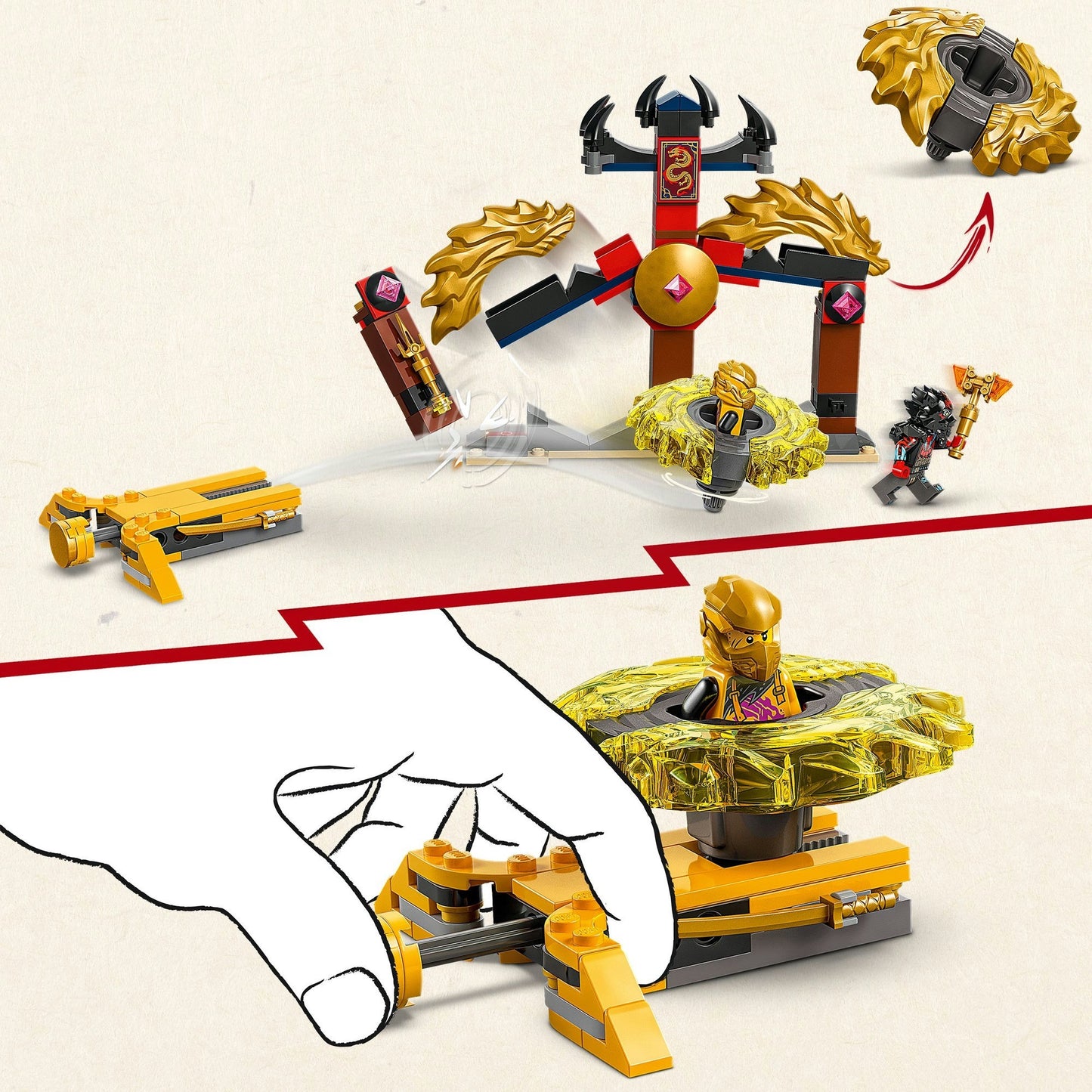 LEGO LEGO NINJAGO 71826 PACCHEDA DRAKING SPINJITZU