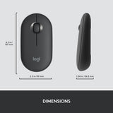 Logitech mk470 slim draadloze desktopset (zwart, us-international lay-out (qwerty), scissor switches, 100%, 1000 dpi) - afbeelding 9