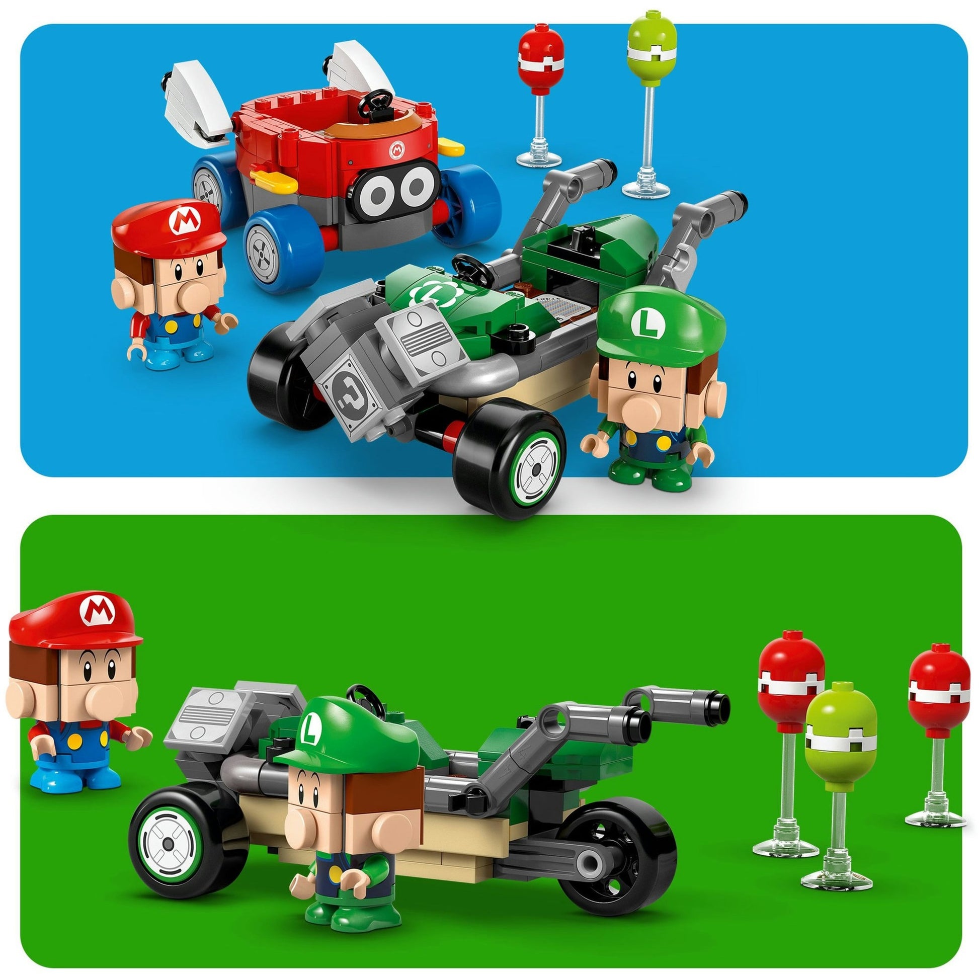 LEGO LEGO Super Mario 72034 Mario Kart Baby Mario vs. Bebé luigi