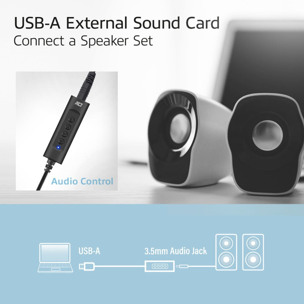 Act Connectivity USB-A Scheda audio esterna