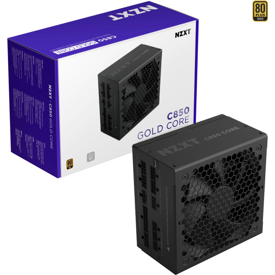 Alimentatore modulare da 850 Watt NZXT C850 Gold Core (nero, 1x 12V-2x6, 3x PCIe)