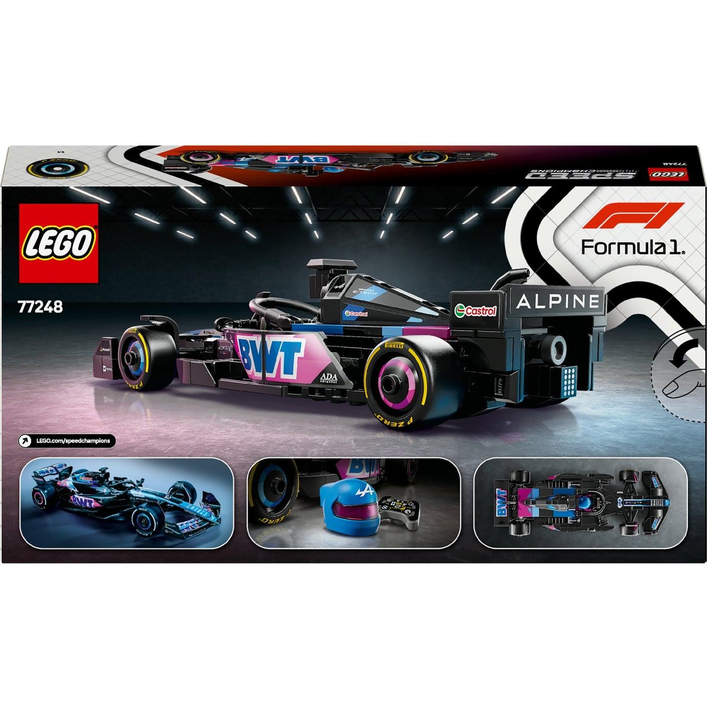 Lego speed champions 77248 bwt alpine f1 team a524 racewagen