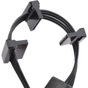 Silverstone sst-cp06-e4, 1x 15-pin-sata > 4x 15-pin-sata kabel - afbeelding 4