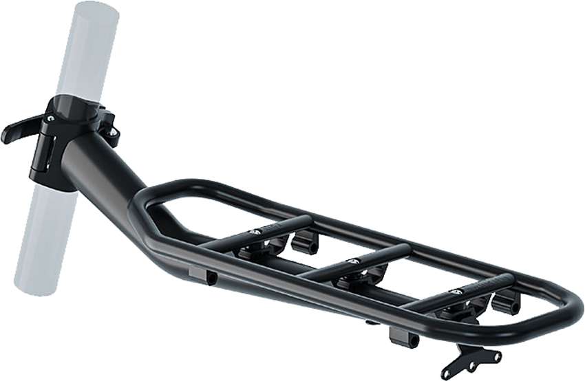 Racktime clipit 2.0 zadelpen bagagedrager zwart