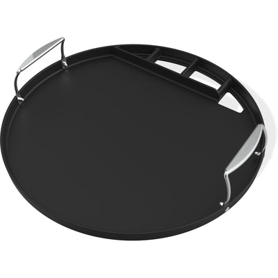 Weber plancha a grandezza naturale - per barbecue a carbone 57 cm piastra (nero)
