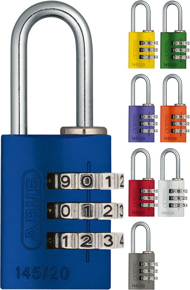 Candado de combinación Abus 145 20 lock tag