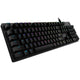 Logitech g512 carbon lightsync rgb mechanical gaming keyboard (zwart, us-international lay-out (qwerty), gx brown, 100%, rgb leds)