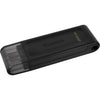 Kingston datatraveler 70 64 gb usb-stick (zwart, dt70 64gb, usb-c 3.2 gen 1)