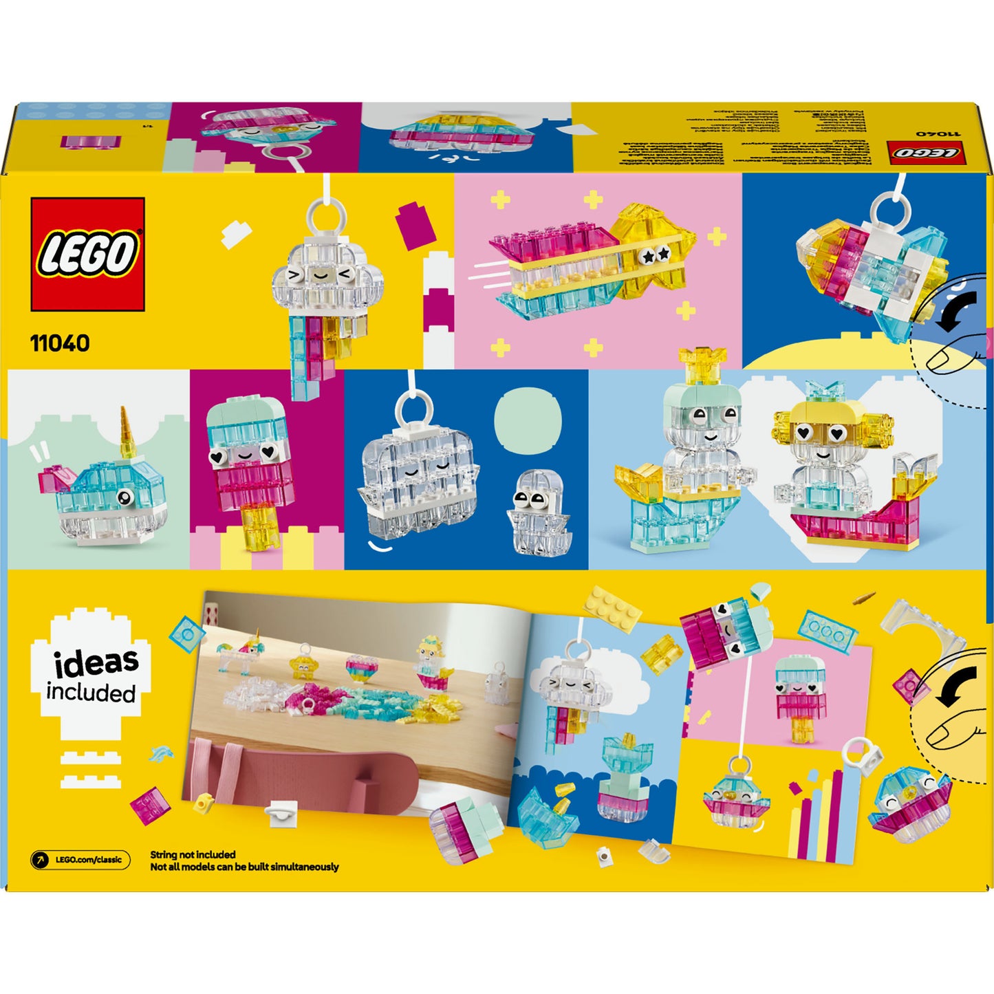 Box trasparente Magic LEGO 11040 Classic