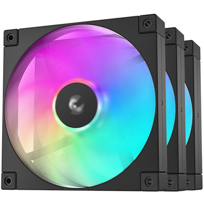 Ventole per case Deepcool fd14 argb (nere, 3 pezzi, 140 x 140 x 25 mm, pwm)