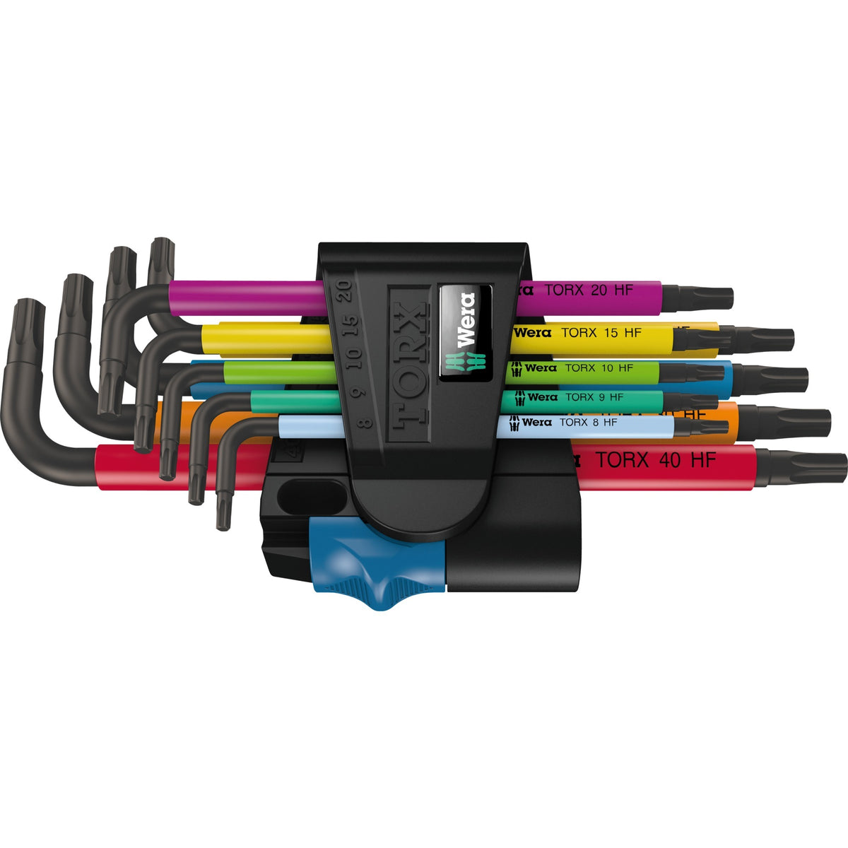 Wera Zuss Keys Set Torx 967 9 TX Multicolour HF 1