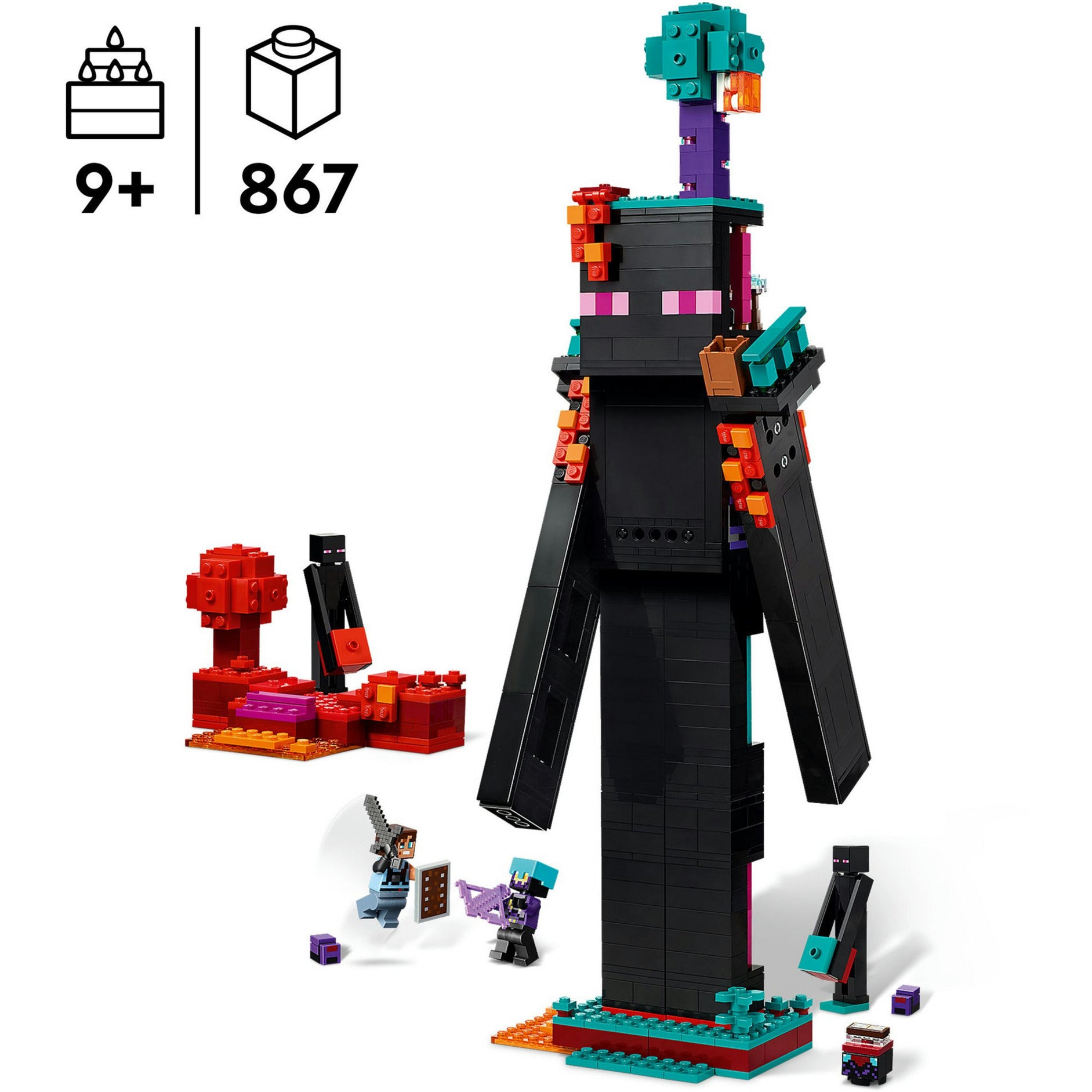 LEGO 21279 Minecraft La Torre Enderman