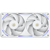 Ventole per case RGB Nzxt f240x (bianco, 2 pezzi, 240 x 120 x 30 mm, pwm)