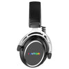 Auriculares supraaurales inalámbricos para juegos Hator Hypergang 3 (negro, RGB, Bluetooth USB de 2,4 GHz)
