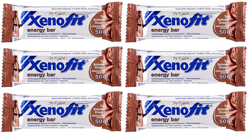 Xenofit energy bar chocolate crunch 6x50g