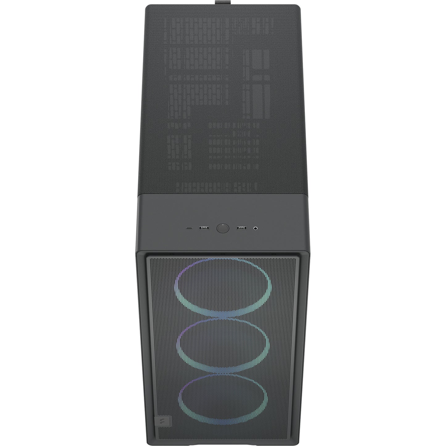 Fractal design epoch xl tg rgb midi tower custodia (nero | 2x usb-a | 1x usb-c | rgb | vetro temperato)
