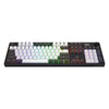 Hator skyfall pro inalámbrico, teclado para juegos (negro, diseño estadounidense, hator aurum vanilla silent, rgb, pbt de doble disparo, intercambio en caliente, bluetooth usb-c de 2,4 ghz)