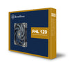 Ventola per case Silverstone fhl120 (nera, 120 x 120 x 25 mm, pwm)