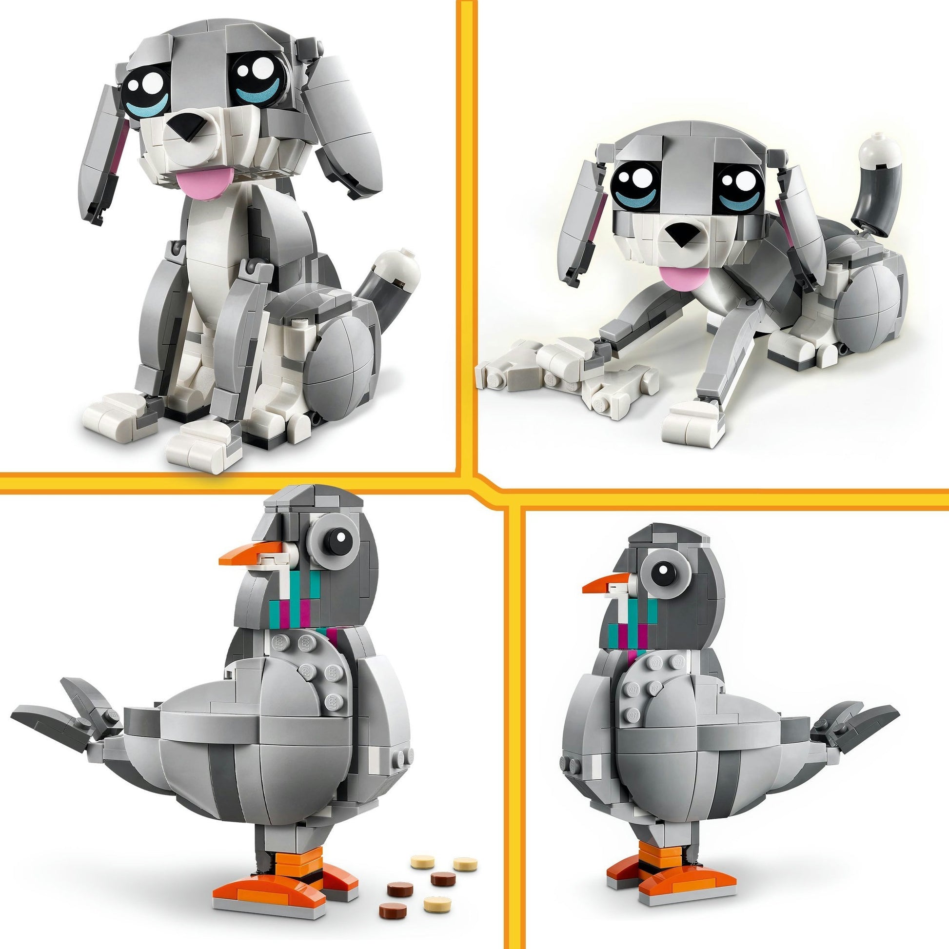 Lego creator 3in1 speelse kat dieren - 31163