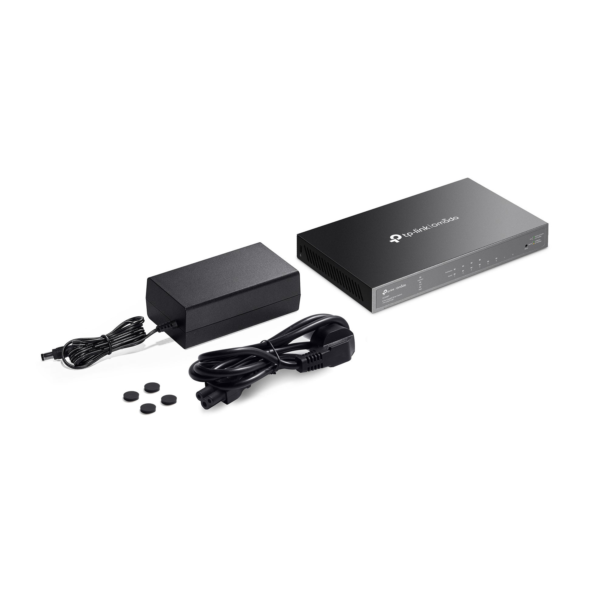 Tp-Link Omada SG2008P Smart Switch Gigabit Jetstream a 8 porte (Nero, 4x PoE+)