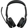 Jabra evoluciona2 55, auriculares supraaurales uc (negro, estéreo, USB-A, Link380a, certificado para Google Meet y Zoom)