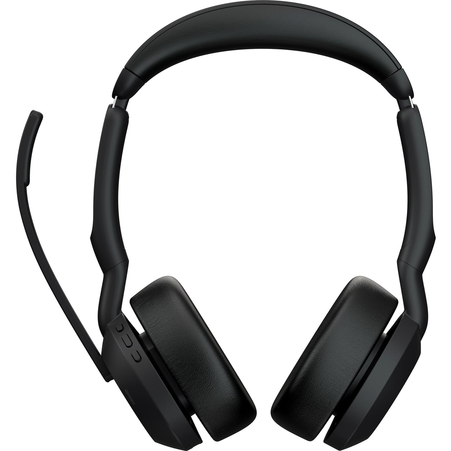 Jabra evoluciona2 55, auriculares supraaurales uc (negro, estéreo, USB-A, Link380a, certificado para Google Meet y Zoom)