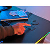Trust gxt 709 luminus rgb-gamingbureau gaming desk (zwart)