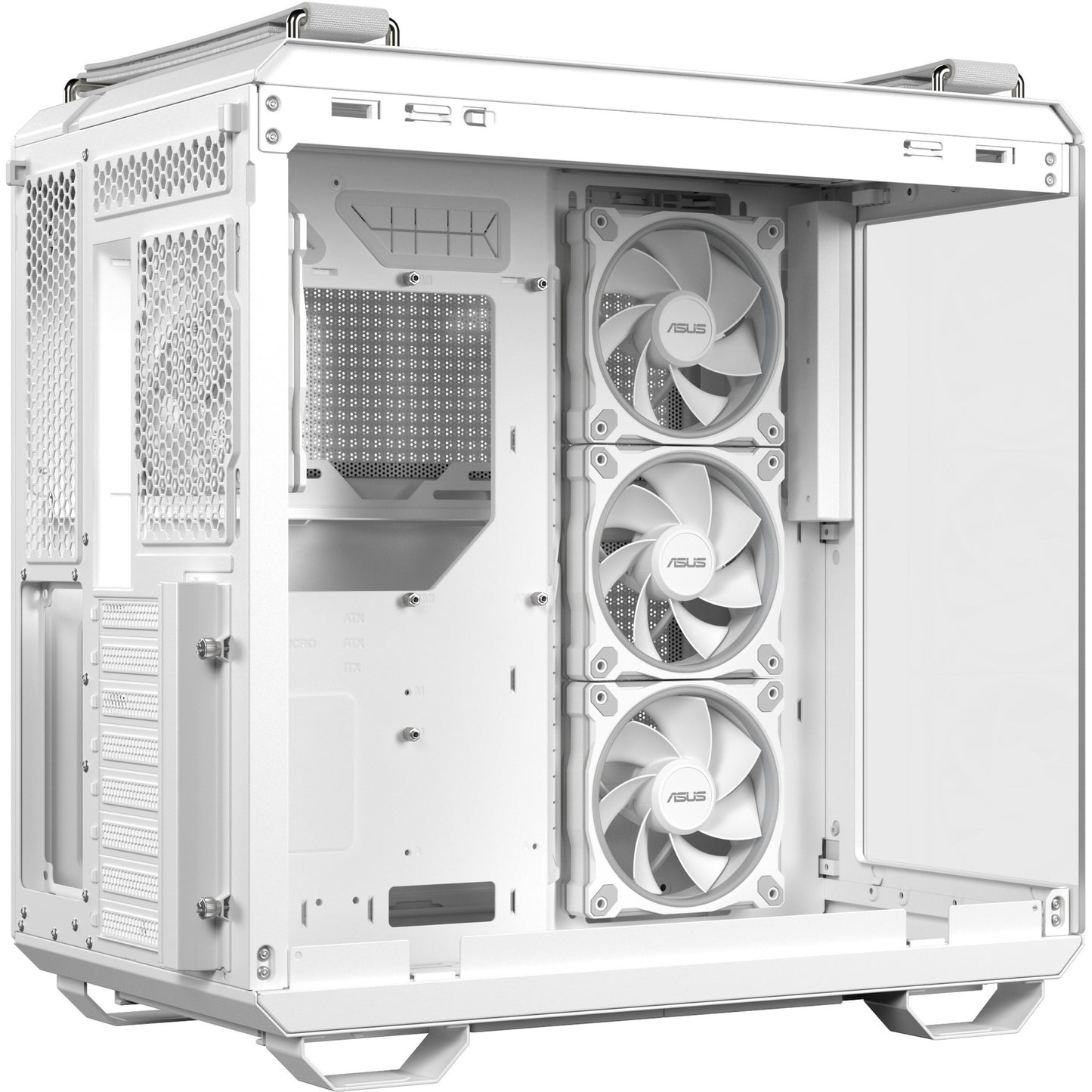 Custodia midi tower Asus tuf gaming gt502 Horizon Argb (bianco | 3x USB-A | 1x USB-C | vetro temperato)