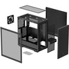 Deepcool ch510 midi tower behuizing (zwart | 2x usb-a | tempered glass)