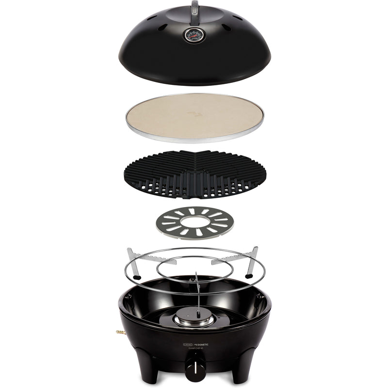 Barbecue a gas Cadac glamp chef 40 (nero, ø 40 cm)