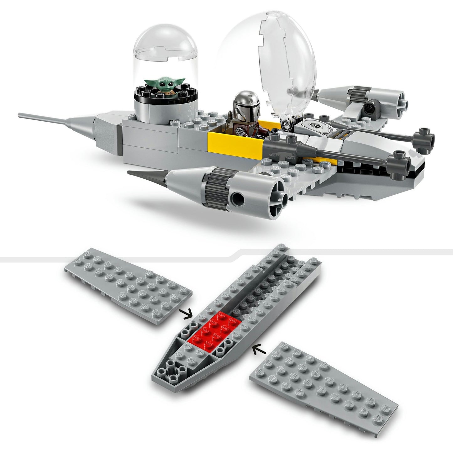Lego Lego Star Wars 75410 Mando e Grogu's N-1 Starfighter
