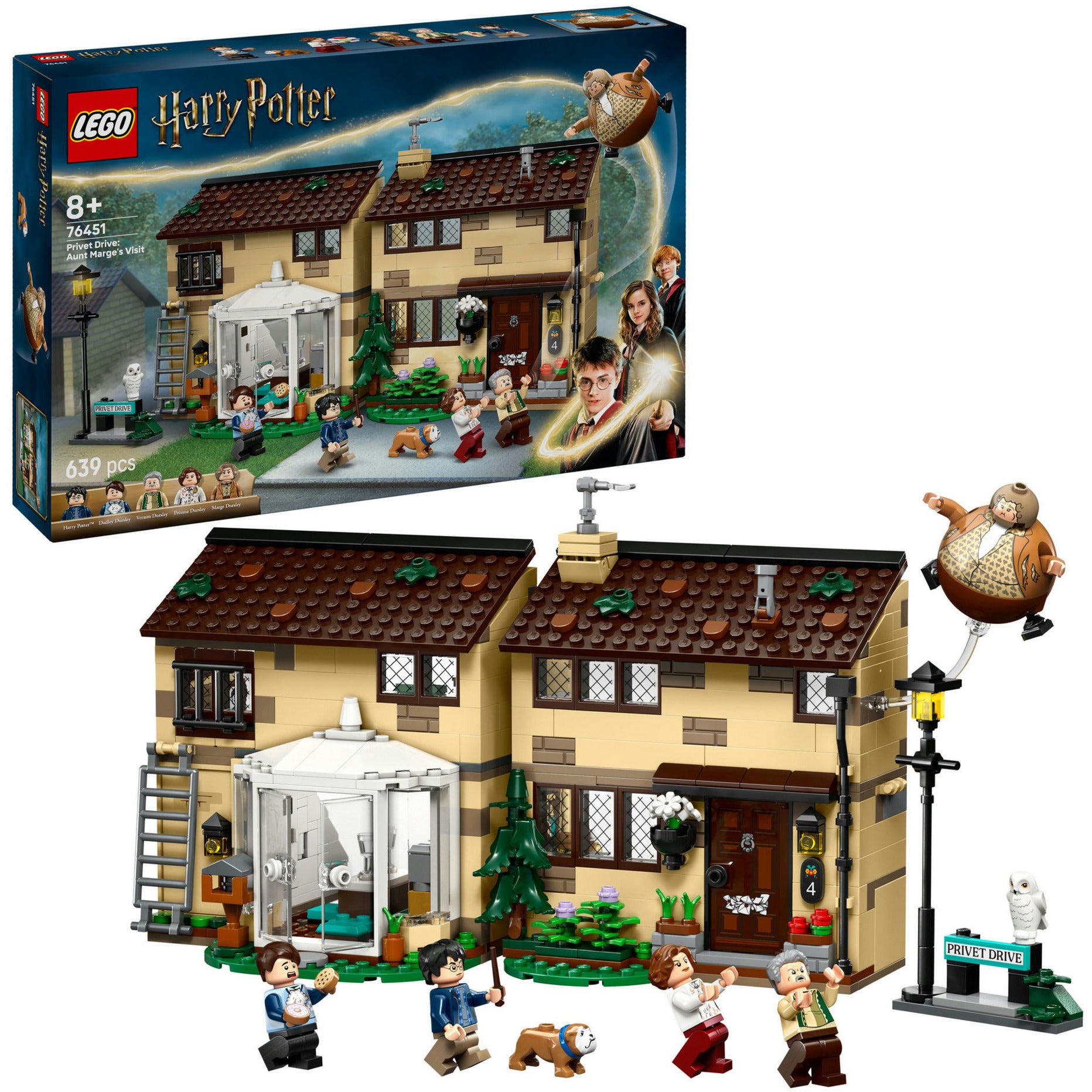 Lego Harry Potter 76451 Ligusterlaan Visit from Aunt Margot