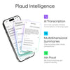 Plaud note pro dicteerapparaat (zwart, 64 gb, bluetooth (ble 5.4), dual-band wi-fi (2.4ghz 5ghz))