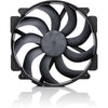 Ventole Noctua nf-a14x25r g2 pwm sx2-pp chromax.black (nero, 2 pezzi, 140 x 140 x 25 mm)