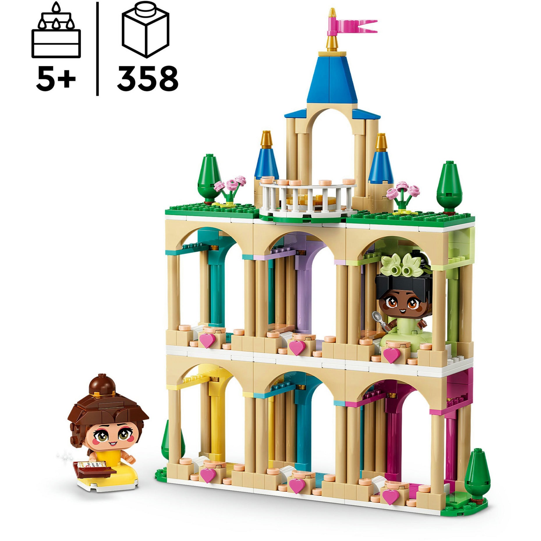 Lego Disney Princess 43291 Mini Bella y Tiana con Castillo