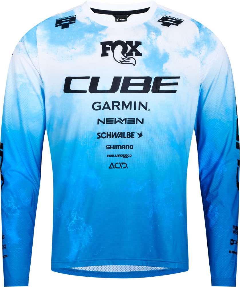 Cube x action team - maglia mtb a maniche lunghe