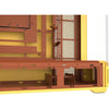 Thermaltake view 600 tg carcasa de torre grande de caramelo de mantequilla (amarillo | 2x USB-A | 1x USB-C | vidrio templado)