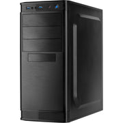 Inter-tech it- 5905 midi tower behuizing (zwart | 2x usb-a) - afbeelding 3