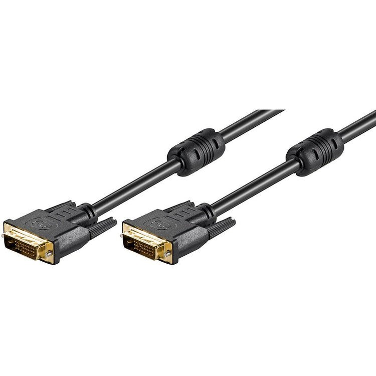Goobay dvi-d kabel (zwart, 10 meter)