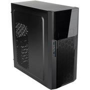 Silverstone sst-ps13b midi tower behuizing (zwart | 2x usb-a) - afbeelding 2