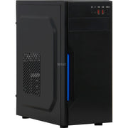 Inter-tech b-42 midi tower behuizing (zwart | 2x usb-a) - afbeelding 1