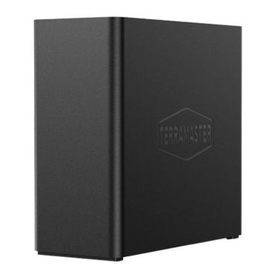 Terramaster f4 ssd nas (zwart, 1x 5gbe, hdmi, usb)