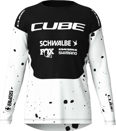 Cube x factory racing - maillot mtb manga larga mujer