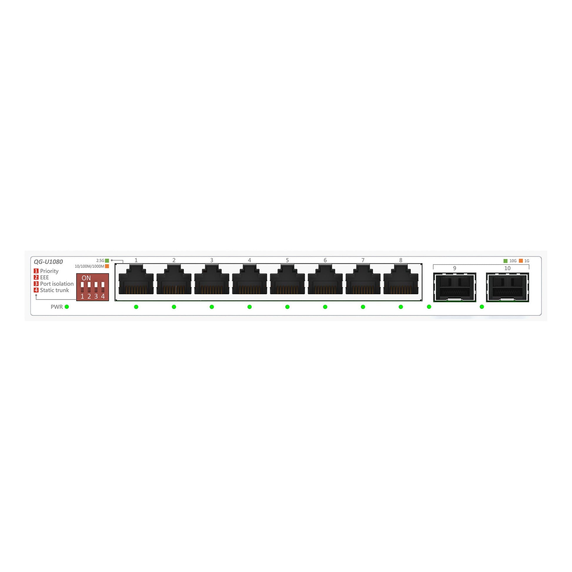 Asus qg-u1080 2.5ge unm 08 switch (wit)