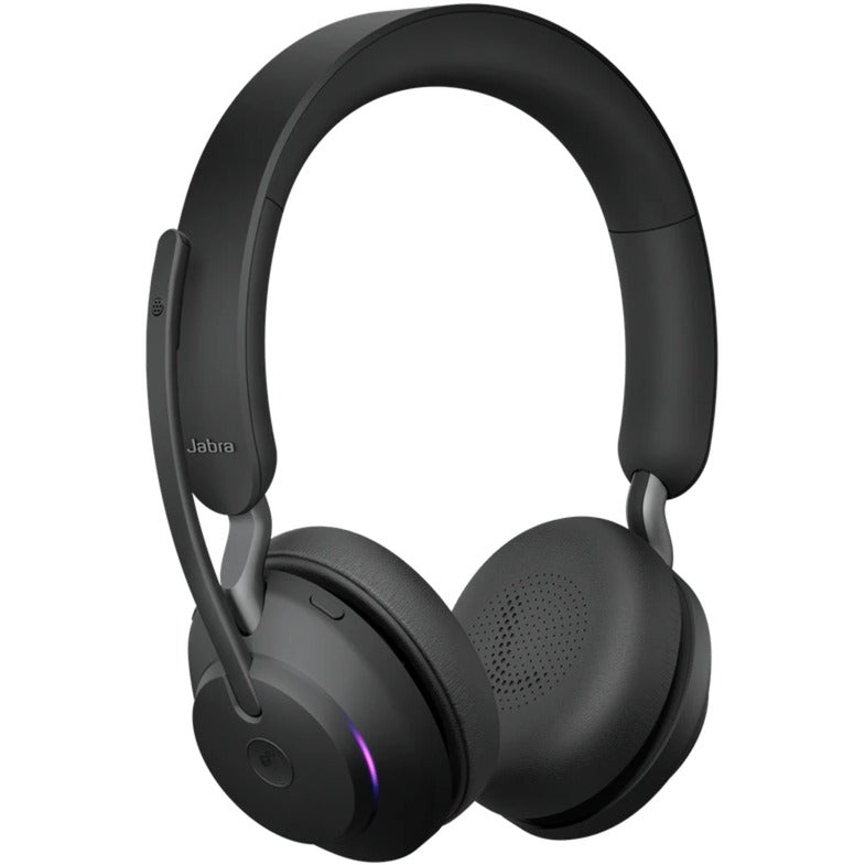 Jabra evolve2 65, auricolare stereo on-ear ms (nero, microsoft team, bluetooth)